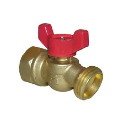 1/2 MIP INLET 3/4 MALE HOSE OUTLET 1/4 TURN BRASS NO KINK HOSE BIBB