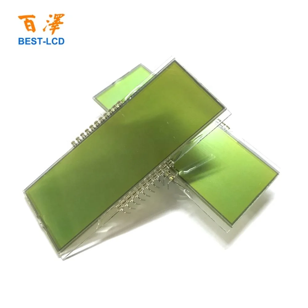 
Custom size 22 Pin 6 Digits 7 segments STN Yellow-Green LCD Display For Fuel Dispenser/Industrial Machine/Electronic Products 
