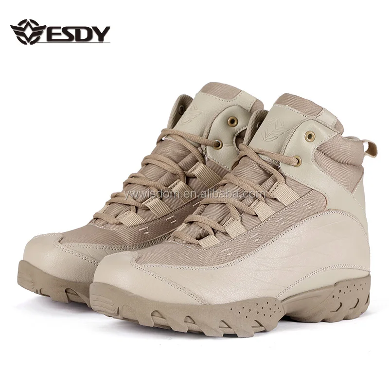 ESDY 2 Colors Outdoor Sports Boots Hiking Hunting Shoes Waterproof Camo Tactical Assault Desert Boots