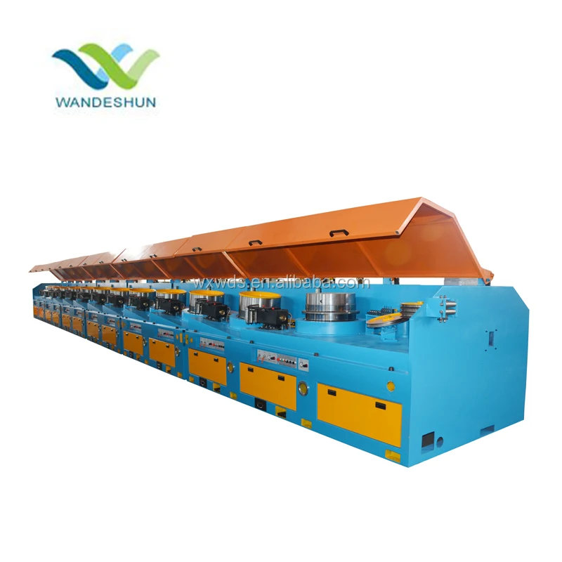 
Straight line wire drawing machine for making electric welding rod 