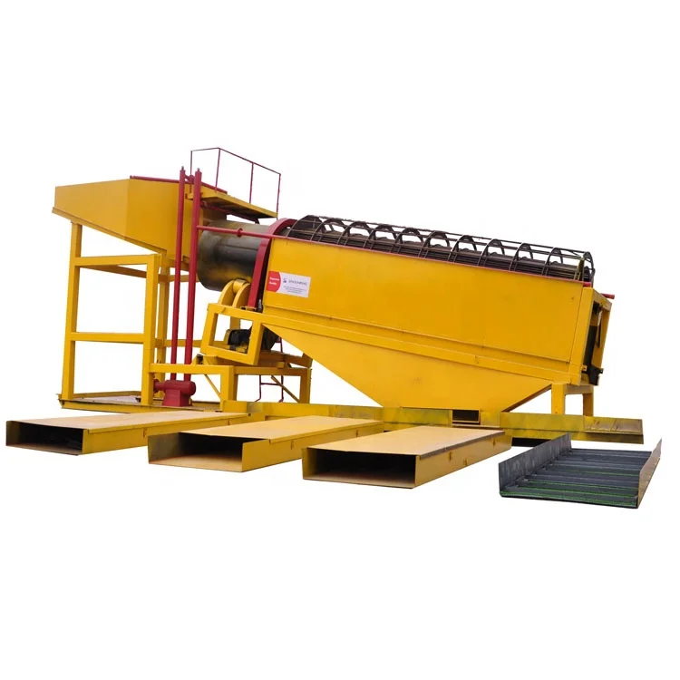 SINOLINKING Industrial Rotary Trommel Mineral Processing Gold Equipment