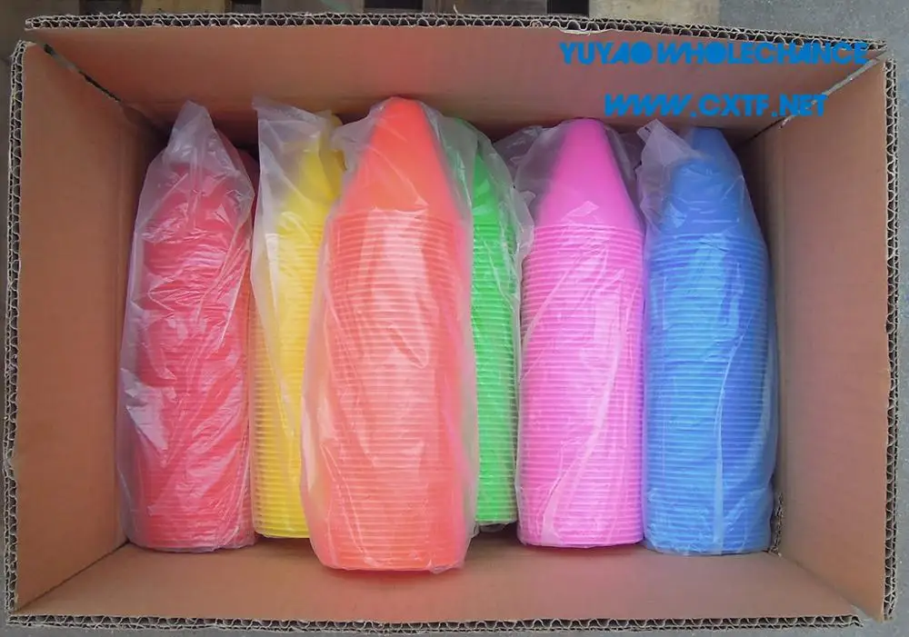 Unbreakable Soft PE Roller Skating set soccer cone with Quality Assurance