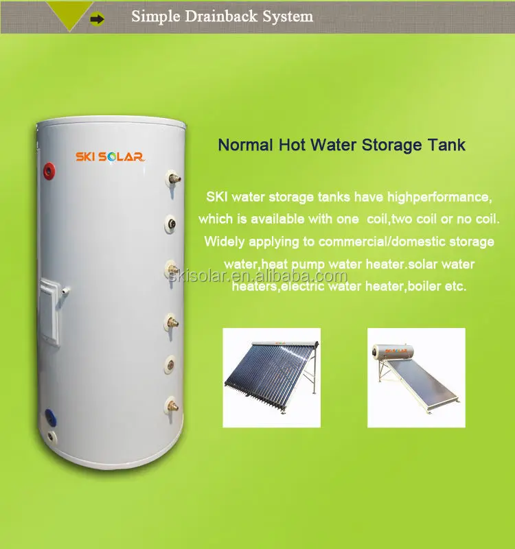 
Enamel solar hot water tank;solar storage tank(SKI-TCB) 
