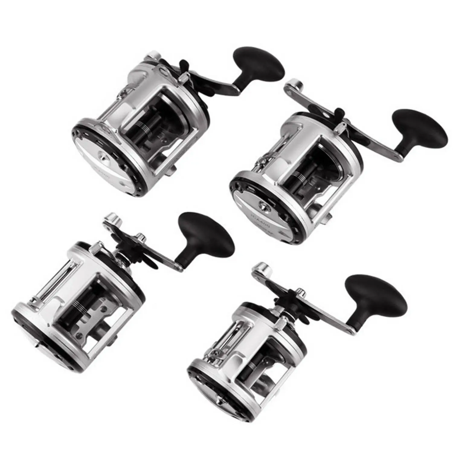 Saltwater Fishing Reel Drum Trolling Reel 12+1BB JCA Sea Drum Boat Trolling Reel