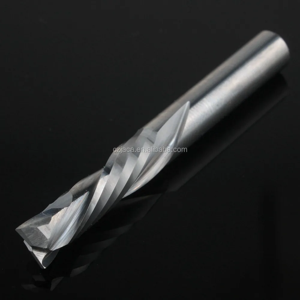 UP &DOWN Cut Two Flutes Spiral Carbide Mill Tool Cutters for CNC Router, Compression Wood End Mill Cutter Bits