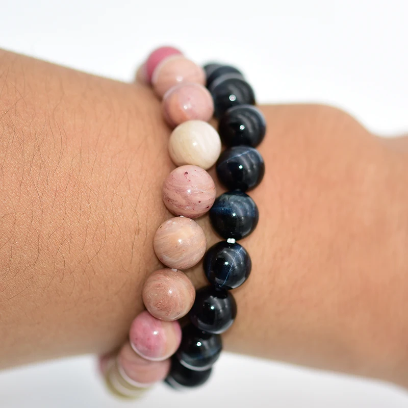 Most Popular Items Natural Rhodochrosite Stone Bracelets Pink Stone Bracelet