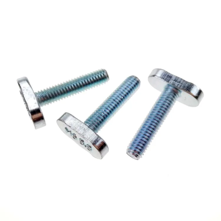 Galvanized Harden Metal Steel T Bolts High Tensile Strength Fastener M8 X 25