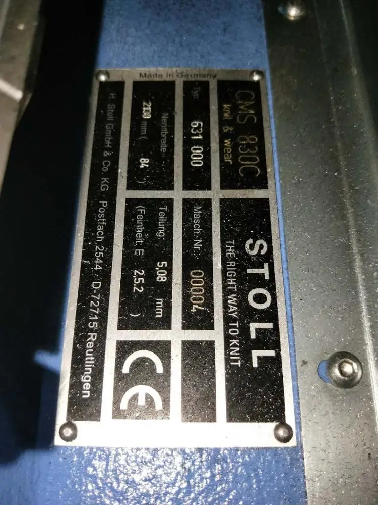 sweater type low price high quality STOLL CMS830C E2.5.2