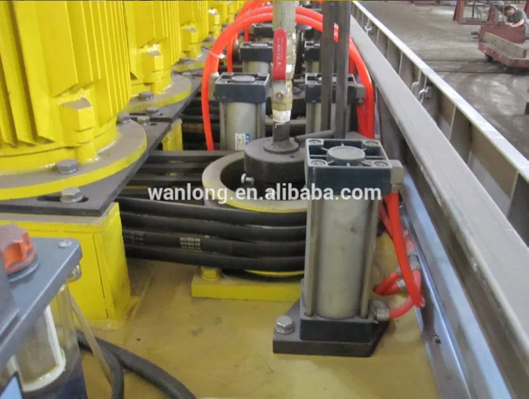 Wanlong 6,8,10,12,16,20 polishing heads automatic line polisher for granite slab, manufacturer price