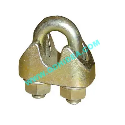 galvanized wire grip DIN 741 wire rope clips