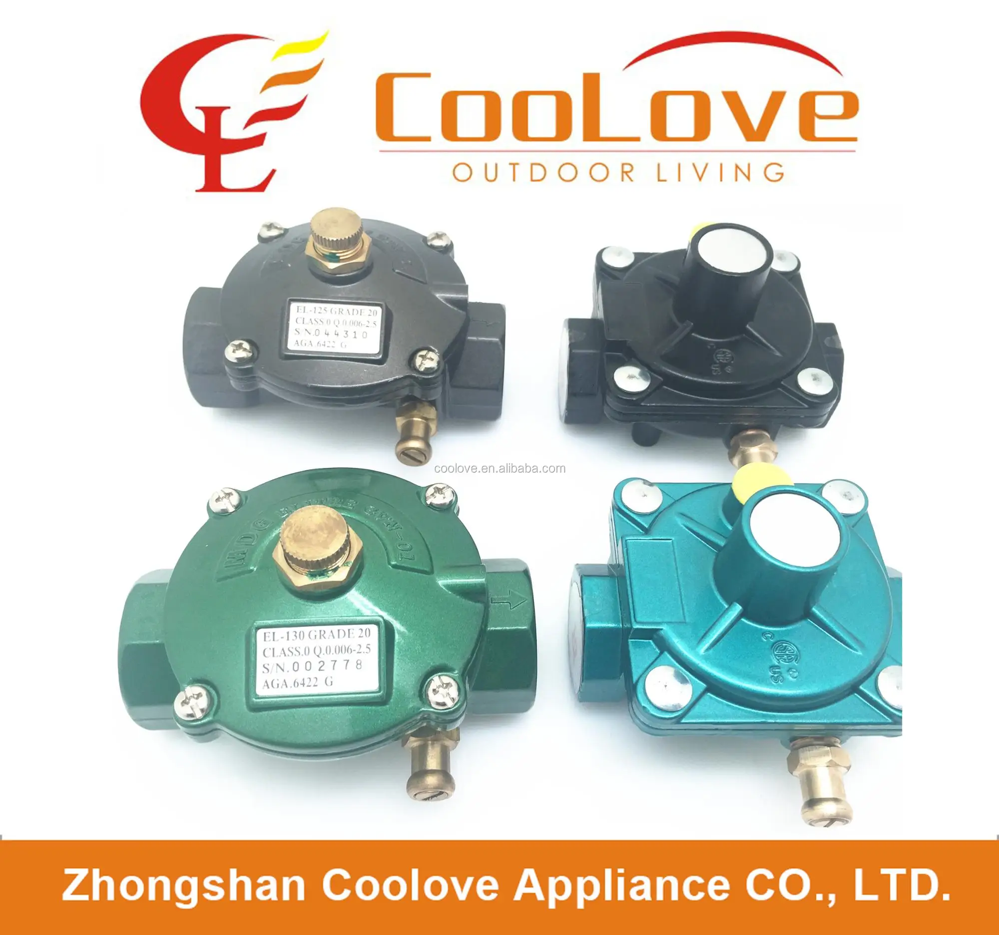 natural gas regulator solenoid check valves