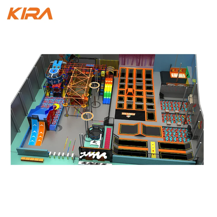 Cheap Price Kids Indoor Playground Free Jump Trampoline Park Equipment