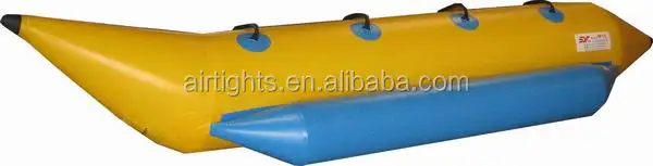 0.9mm PVC thick material quality fly fish inflatable banana boat