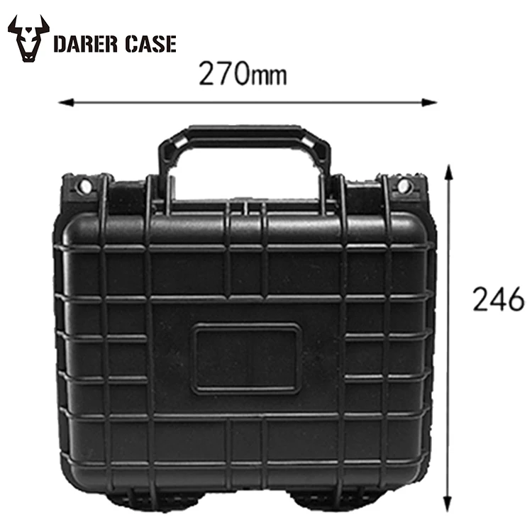 DPC028 ODM/OEM small plastic carrying case/waterproof hard plastic camera case MJ5021