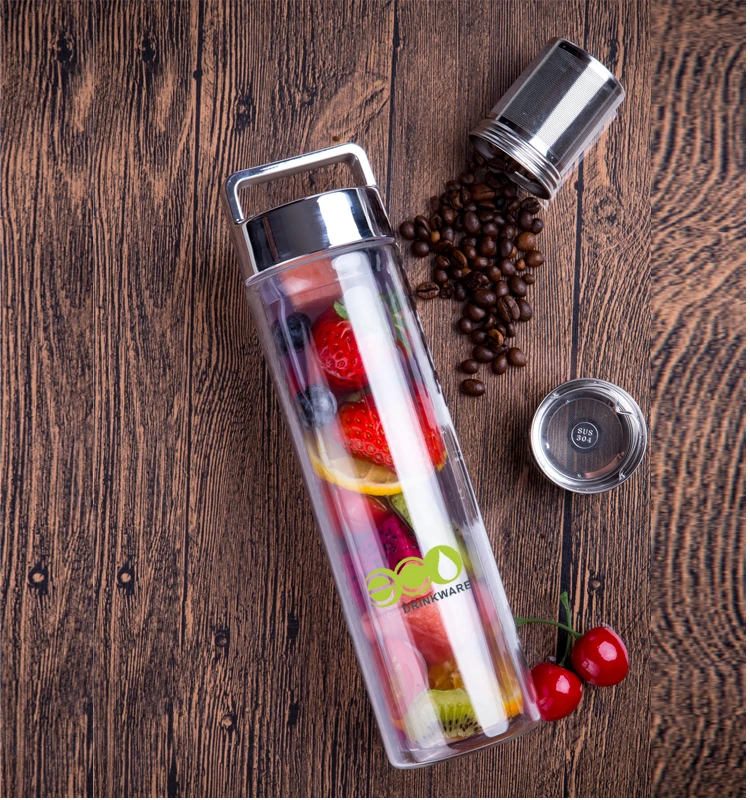 Stocked Wholesale high quality holy glass water bottles wholesale hot glass crystal water bottle