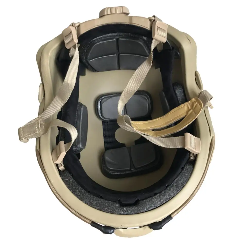 War Game Rescue Outdoor Active Paintball Head Protection Head Gear Orange Protection ABS Helmet