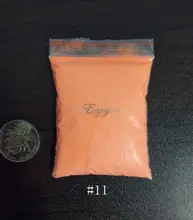 Glowing in Dark Orange color Luminous powder phosphor powder 100g bag DIY Noctilucent glowing powder for