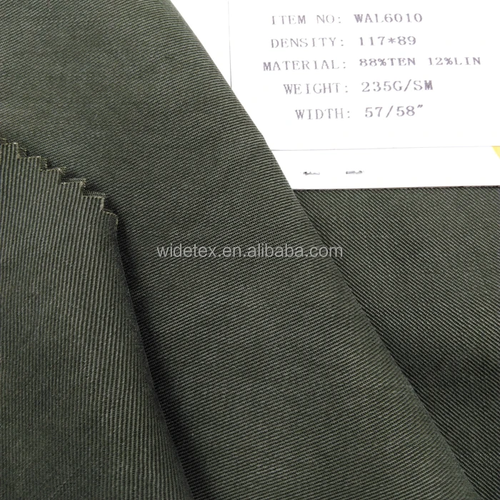 Французская льняная ткань tencel