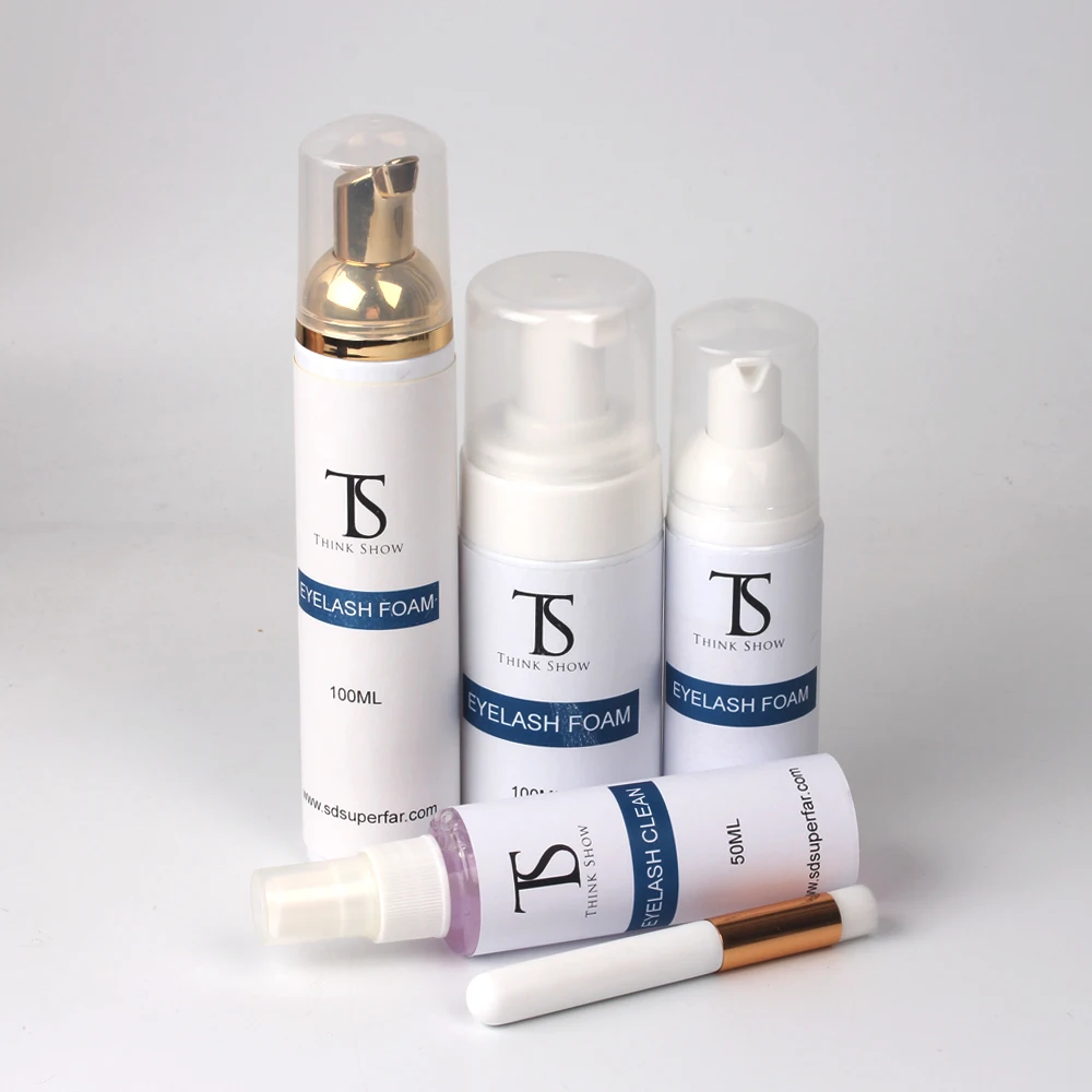 Оптовая продажа, Собственная торговая марка, натуральный пенный шампунь для наращивания ресниц
