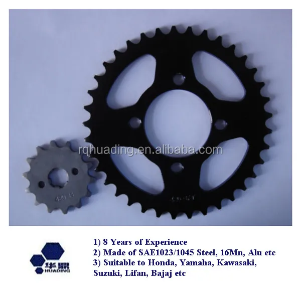 Лучшая цена CD70 цепная Звездочка для мотоцикла с подогревом