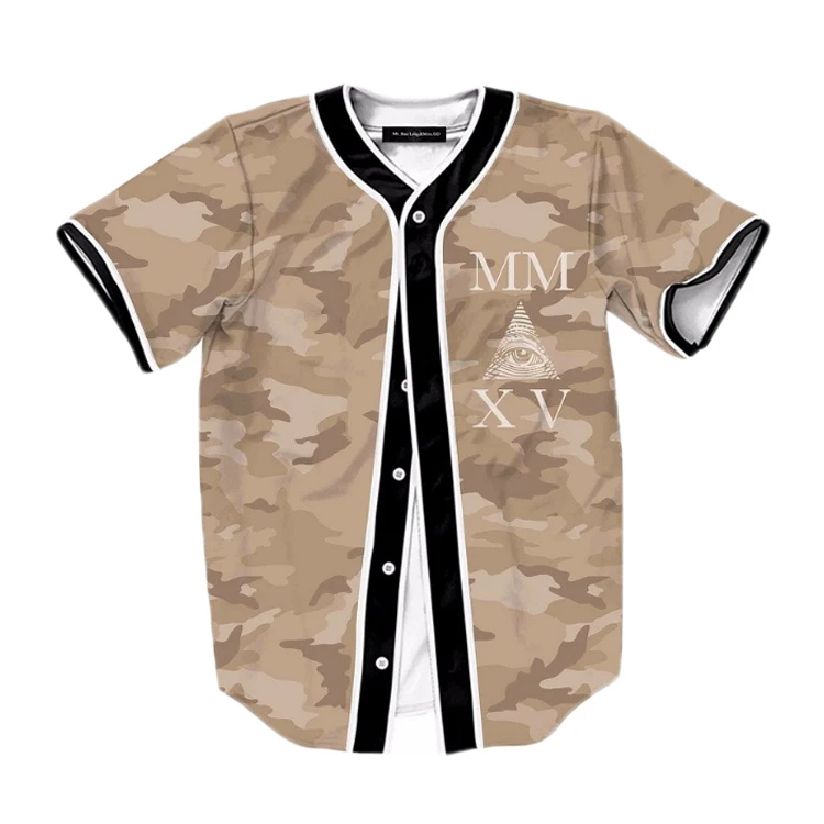 OEM sublimated baseball jersey for sale