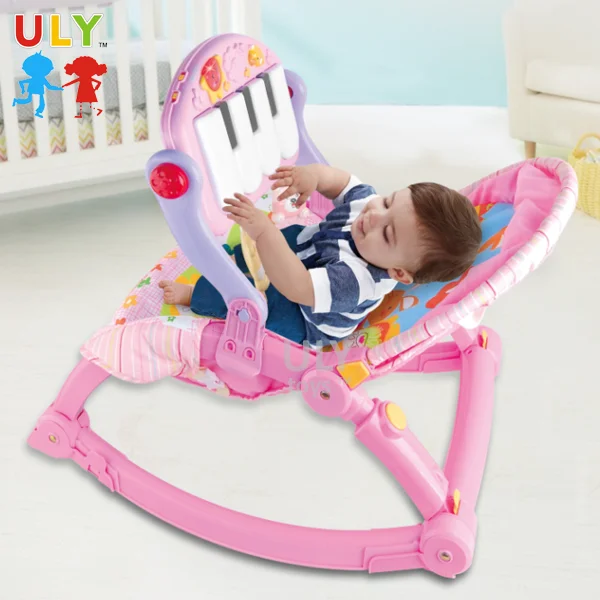 Экологичное Портативное Многофункциональное музыкальное кресло-качалка для ребенка