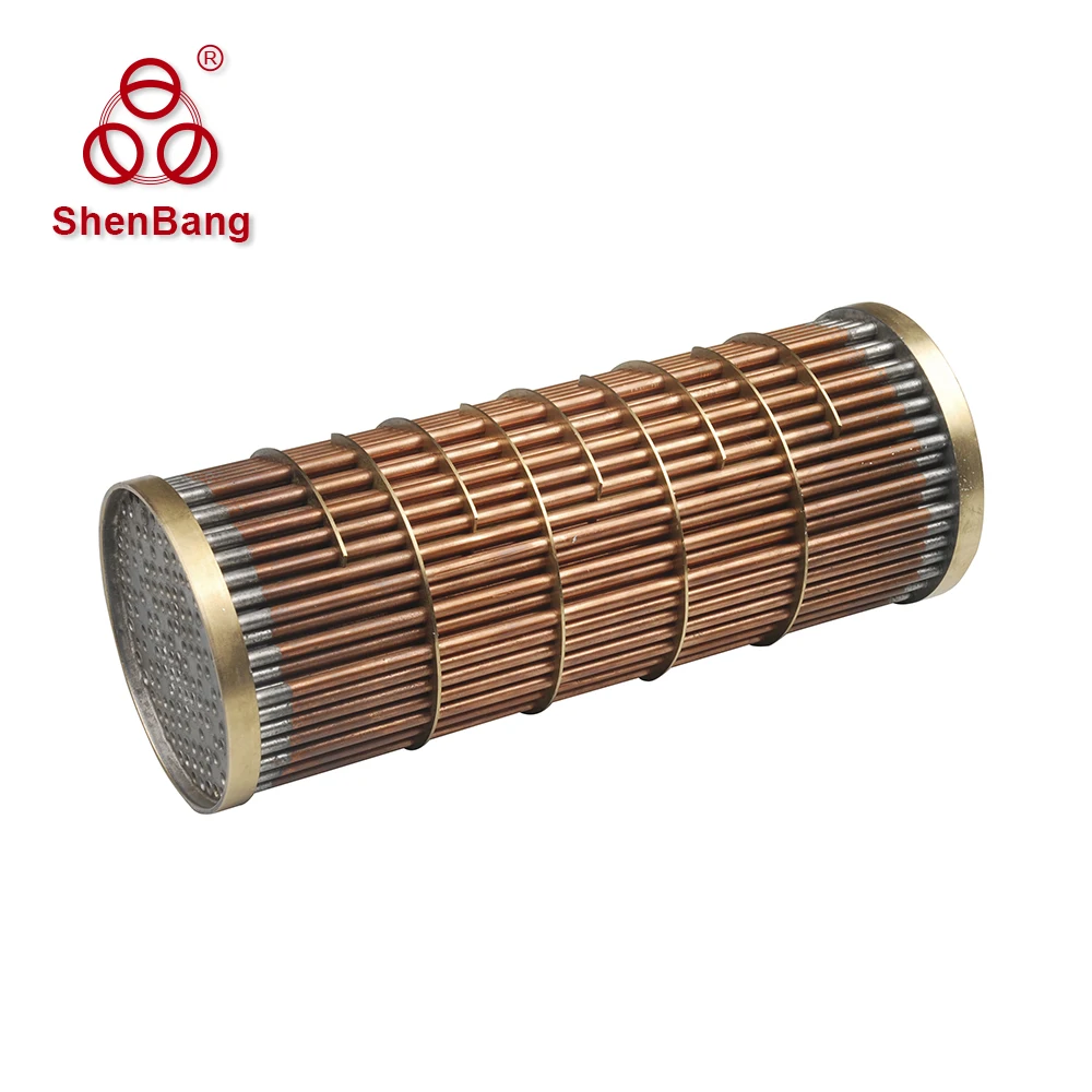 NT855 Diesel Engines engine heavy truck cooling system parts Radiator brass tube lub oil cooler core 208149 3021581