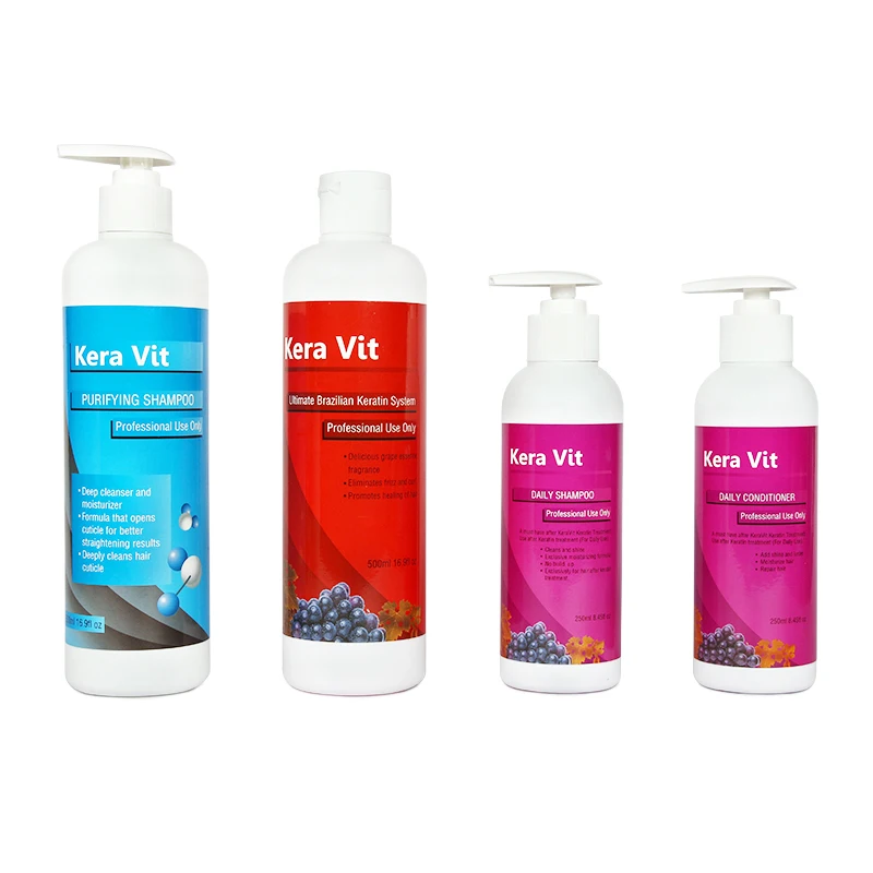 Kera Vit Brand Organic Hair Straightener Cream Keratin Treatment 8%