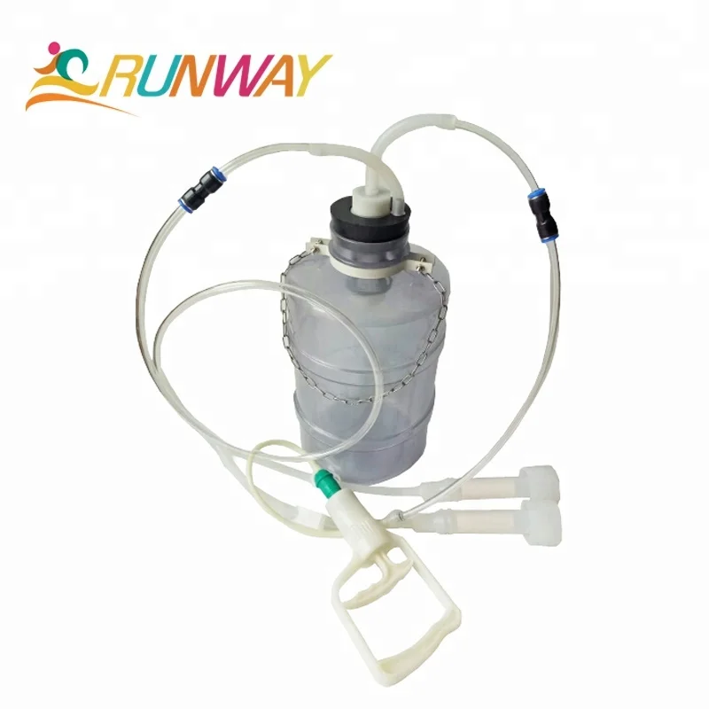 RW-H3 бутылки из-под молока, 3 литровый ручной маленький коз Доильная машина по низкой цене коровы доя для продажи