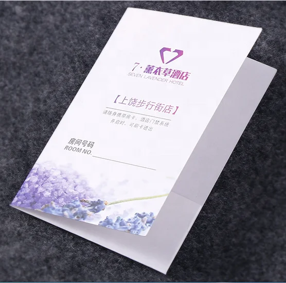 New Design Wholesale Custom Id/hotel Room Key Card Envelope/sleeve/holder / Holder Window Envelope Special Paper Envelope Kraft