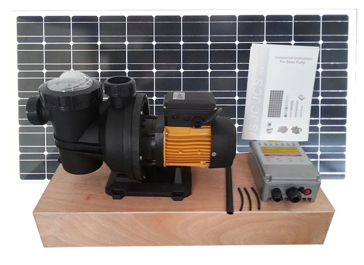 
DC brushless motor 500w solar pool pump with MPPT controller 