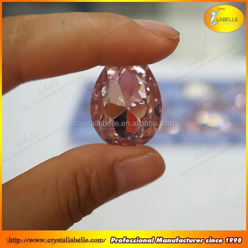 18*25 Teardrop Pear Brass Claw Base Gemstones Emblishment Garment Fabric Sewing on Fitting Acrylic Stones Rhinestones