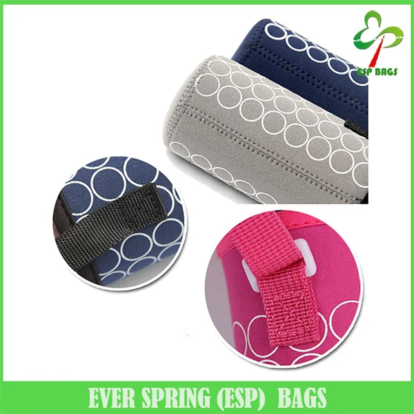 Wholesale thermos neoprene water bottle cover, protective water bottle carrier, 500ml bottle holder with shoulder strap