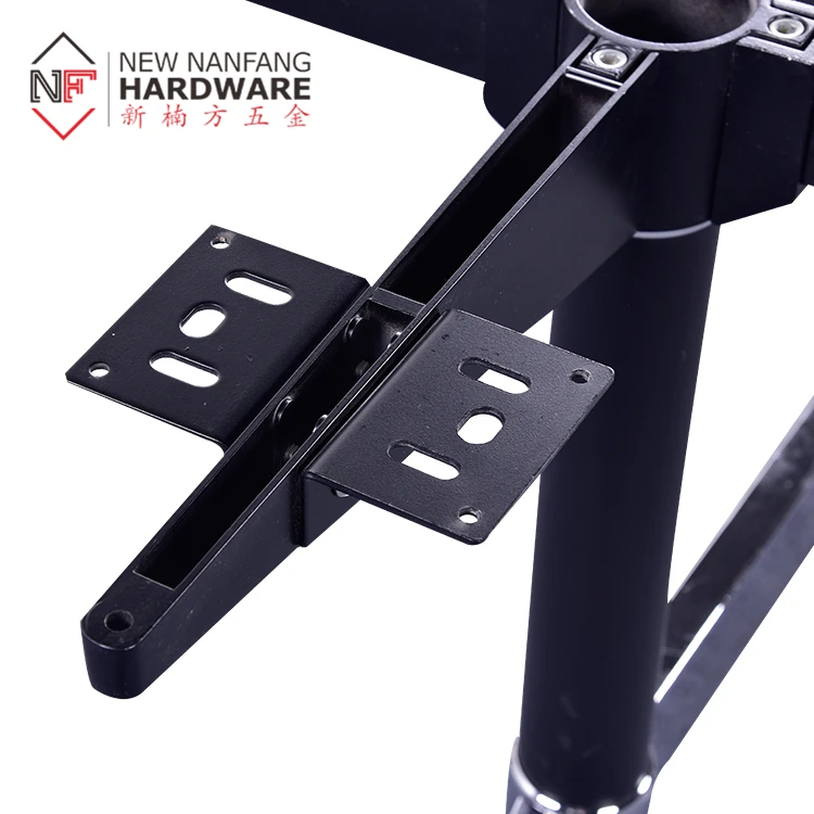 Factory direct supply industrial aluminium alloy furniture office metal table 4 workstation frame