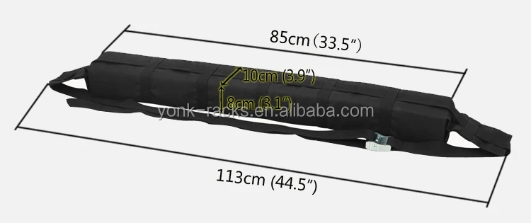 direct factory OEM  hot selling car roof cross bar soft rack for surf board kayak