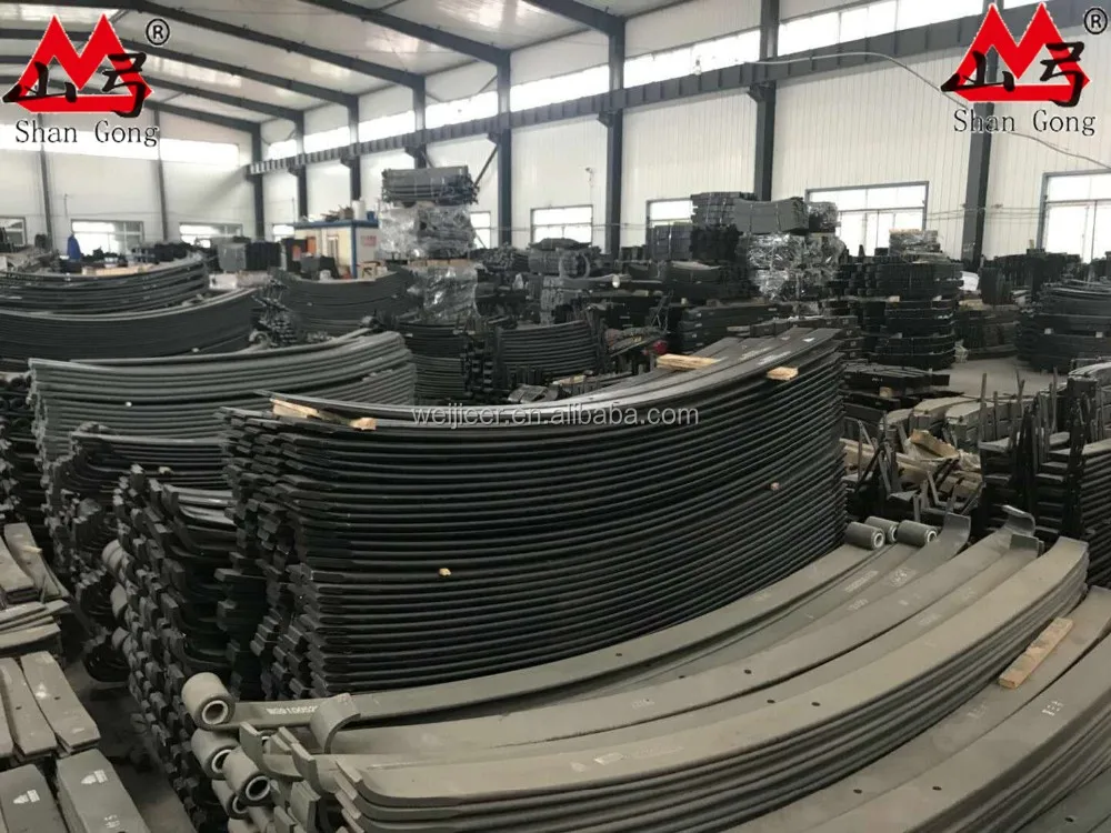 Chassis Accessories Freight Car 42126923 Leaf Spring Steel Customizable Suspension Trailer Leaf Spring Truck Howo OEM Color T/T