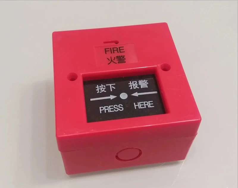 24V DC  Fire Alarm Manual Call Point Break Glass Emergency Button