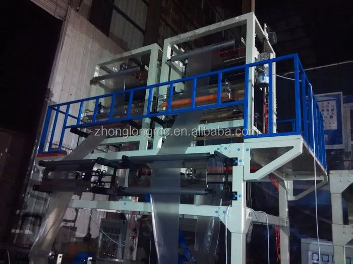 Double Die Head PE Plastic Film Blowing Machine(Wholesale Price)