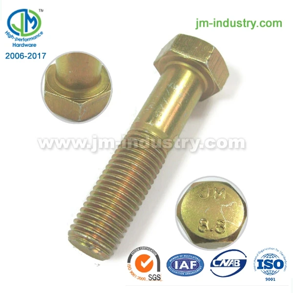 SAE J429 GR.8 Hex Cap Screw and Hex Bolts Nuts From China