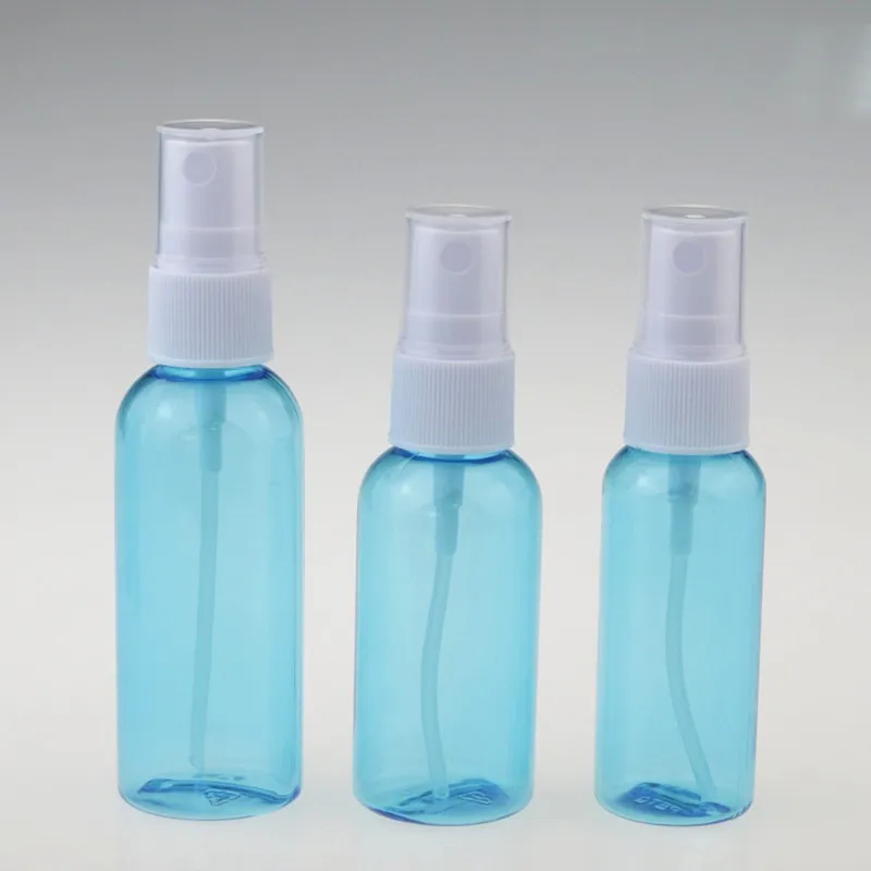 10ml 15ml 20ml 30ml 40ml 50ml 60ml 80ml 100ml small round pet spray bottle with pump