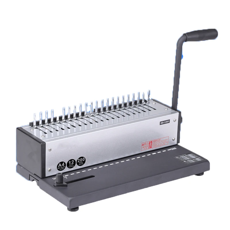 21-hole Manual Paper Binding Machine Perfect Binding Machine Wire Binding Machine SD-1201