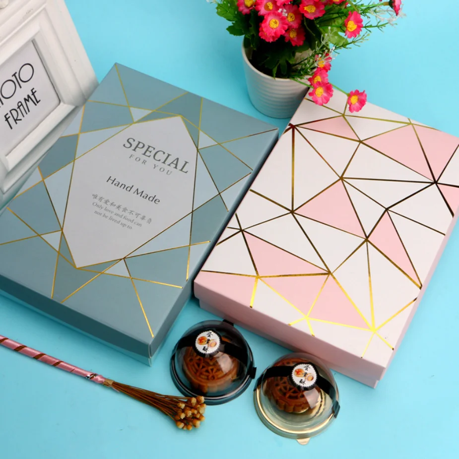 Фабричная коробка для торта Moon, 6 разделителей, Подарочная коробка для торта с сыром и мешком