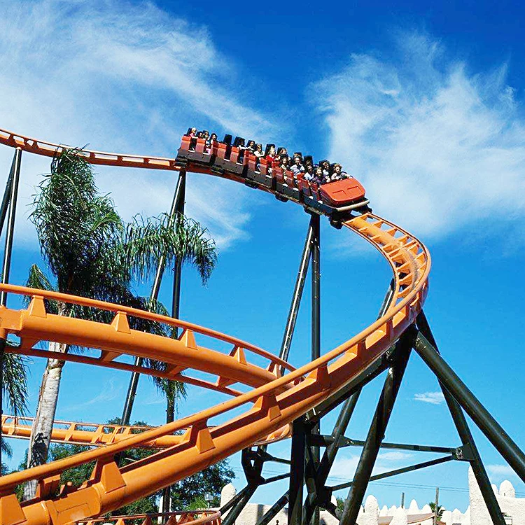 Amusement park equipment big roller coaster for theme park