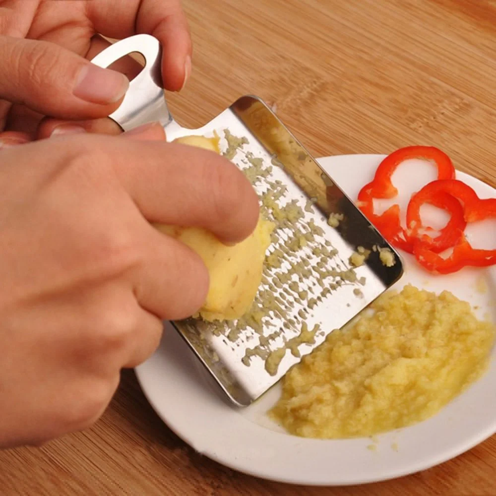 manual grinding plate food plane board ginger grinding fruit mud grinding the garlic clay tablets Stainless steel