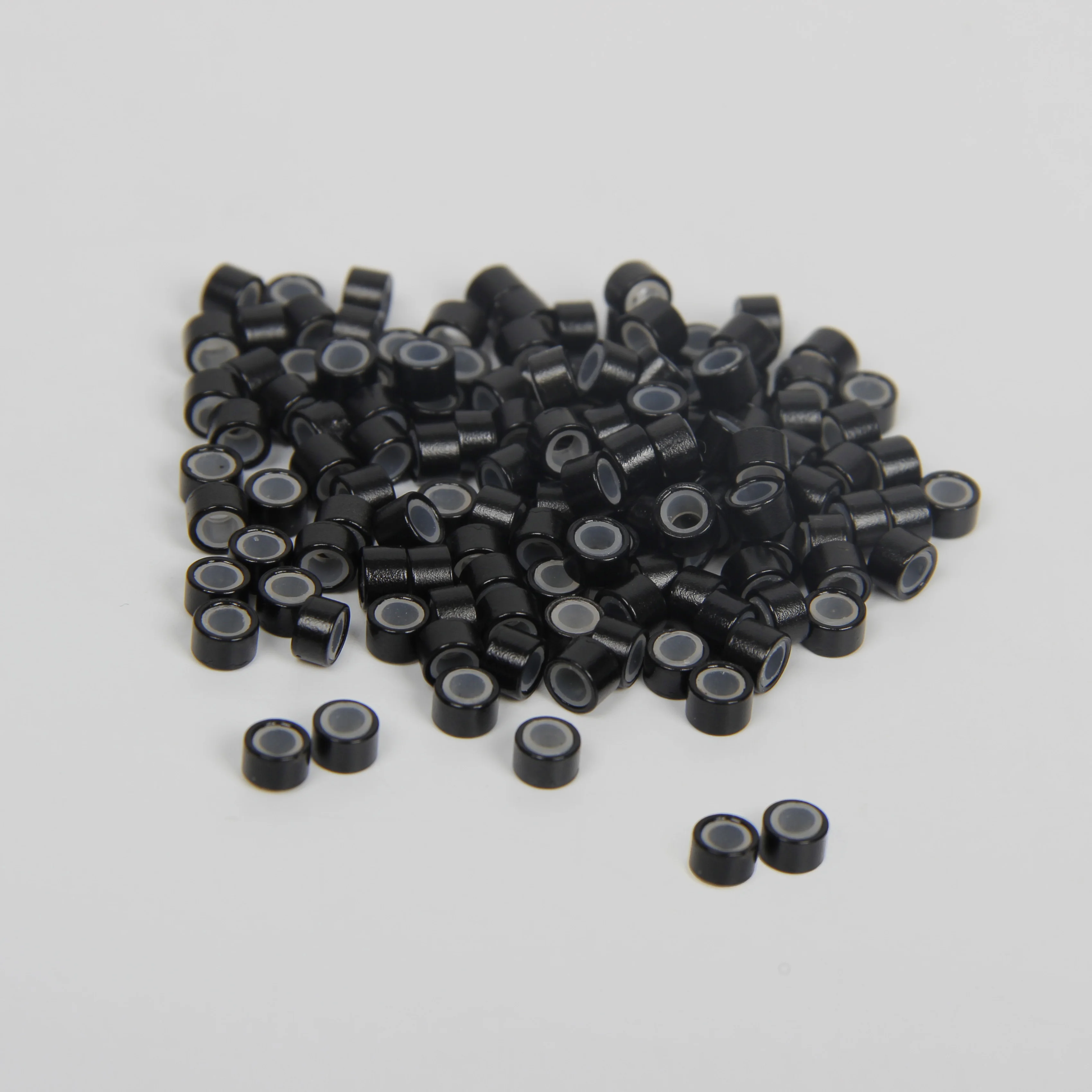 High Quality Aluminum Micro Ring Hair Beads with Silicone or Screw for Hair Extension Tools