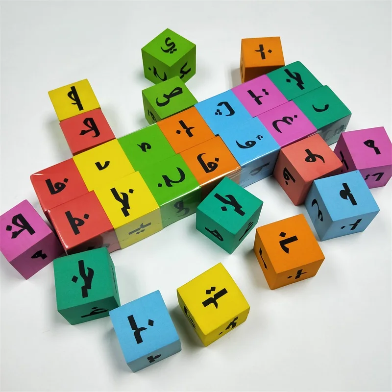 Factory Promotional High Quality Educational Toy Cube Eva Foam Dice Cube for Kids
