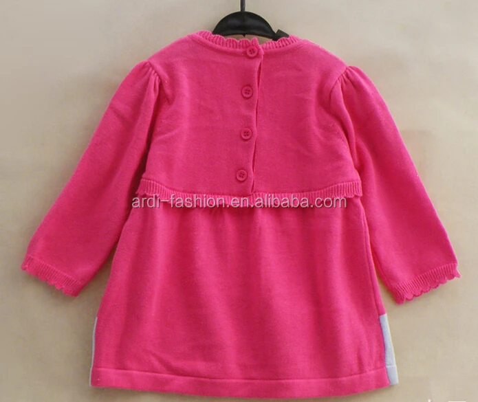 
loverly polka dots embroidered owl animal knitted sweater for baby girls 