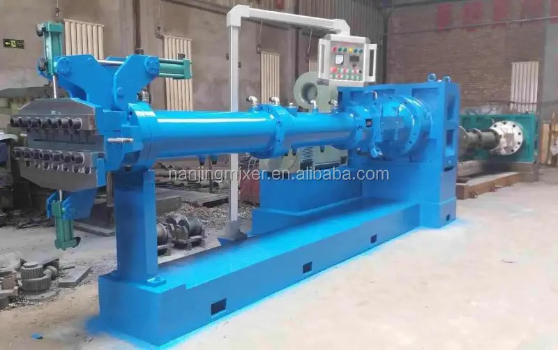 
Cold feed rubber extruder with microwave curing oven Rubber Extruder
