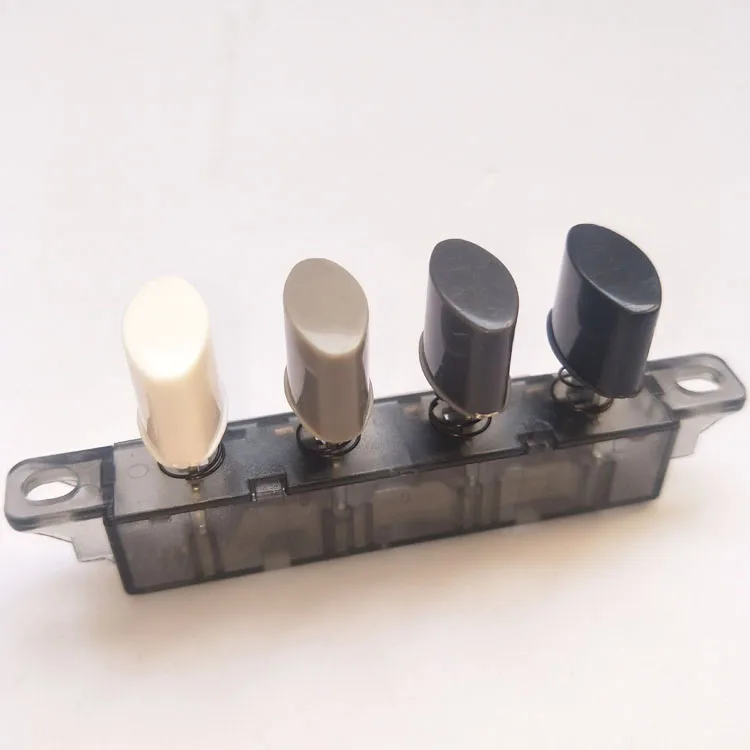 Factory direct sales electric fan push button inserting wires 4 Key keyboard switches