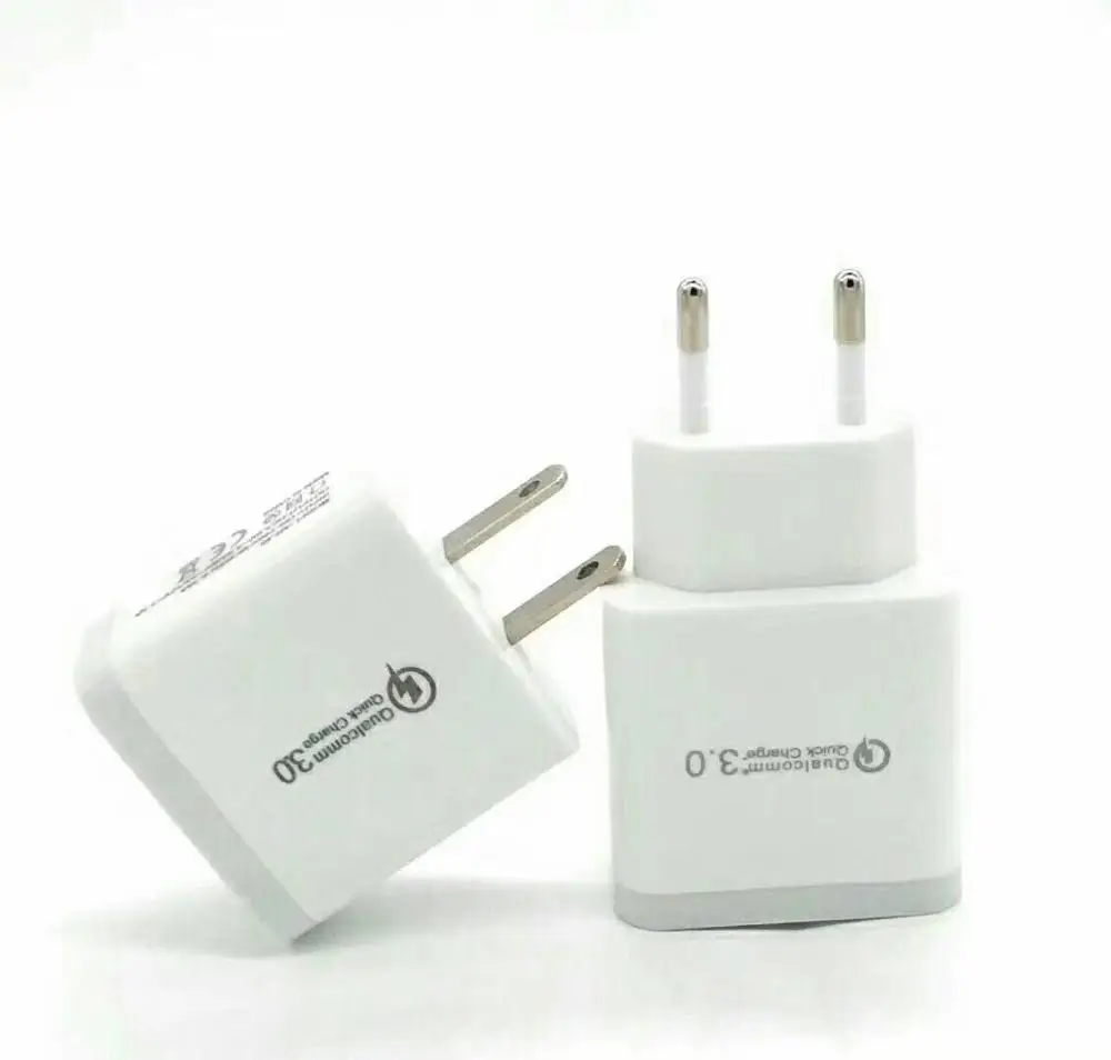 Быстрое зарядное устройство AICOO с разъемом QC 3 0 быстрое Сетевое для телефона USB-зарядное США ЕС
